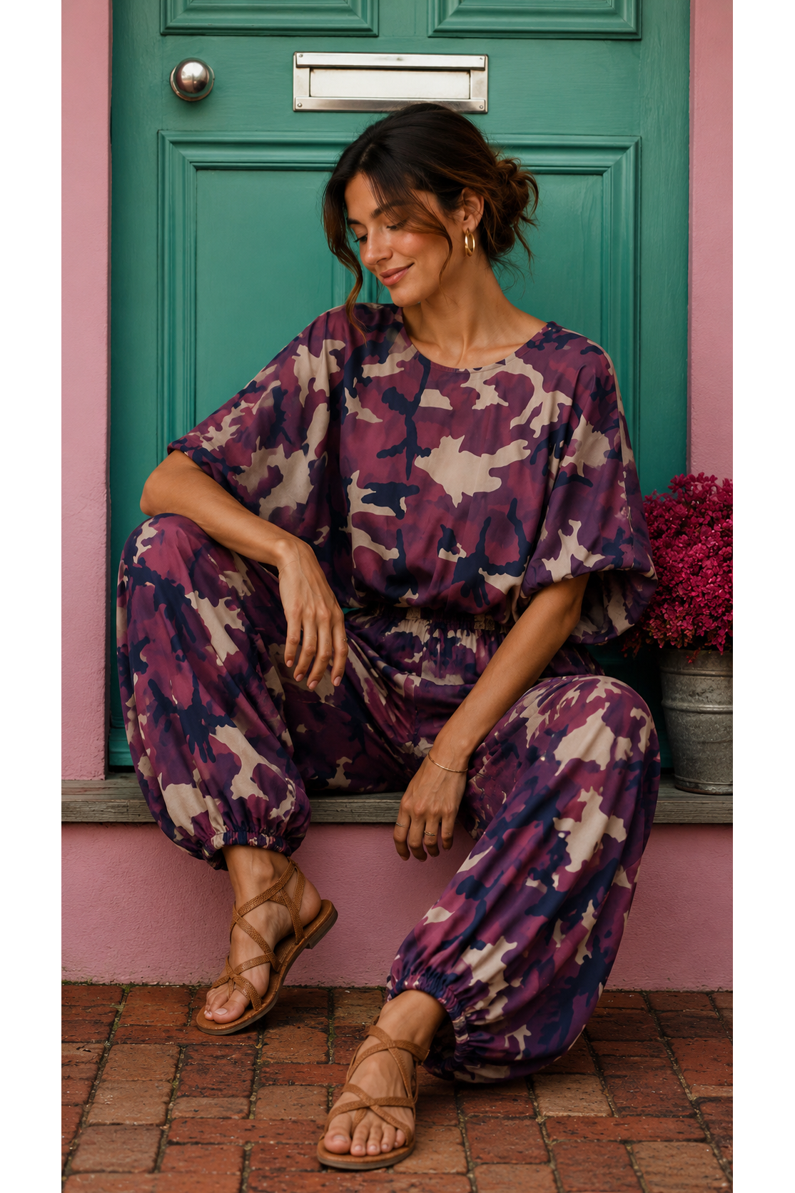 Broek Berry Camo