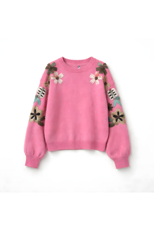 Pink Bloom Knit