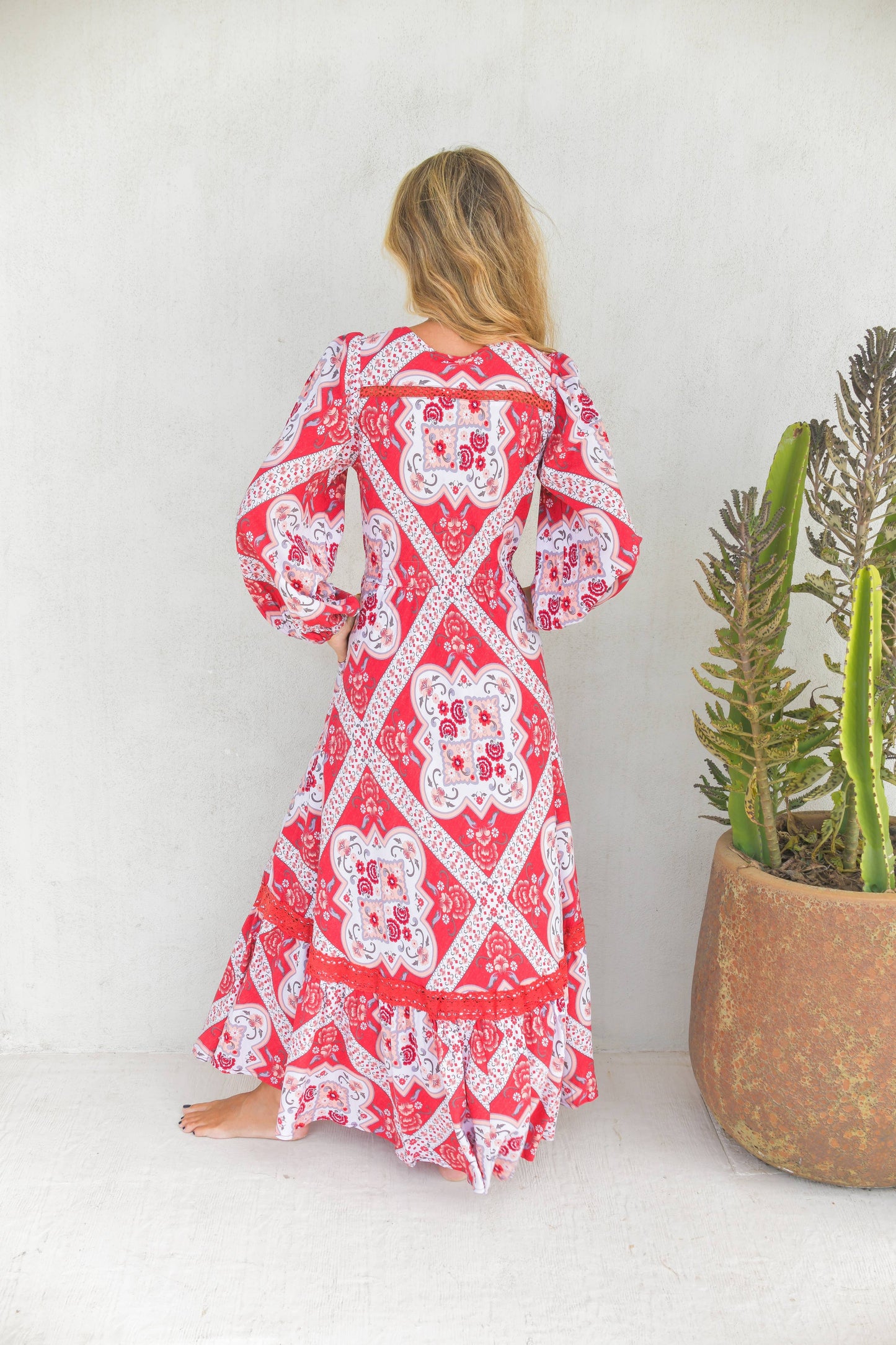 Jurk Jaase Rosa print Carmen