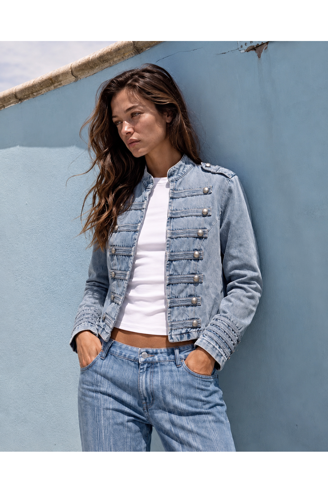Denim Sergeant Jacket  5