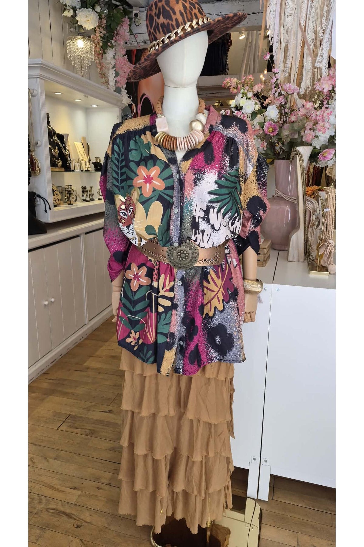 Wild Spirit Print Jurk