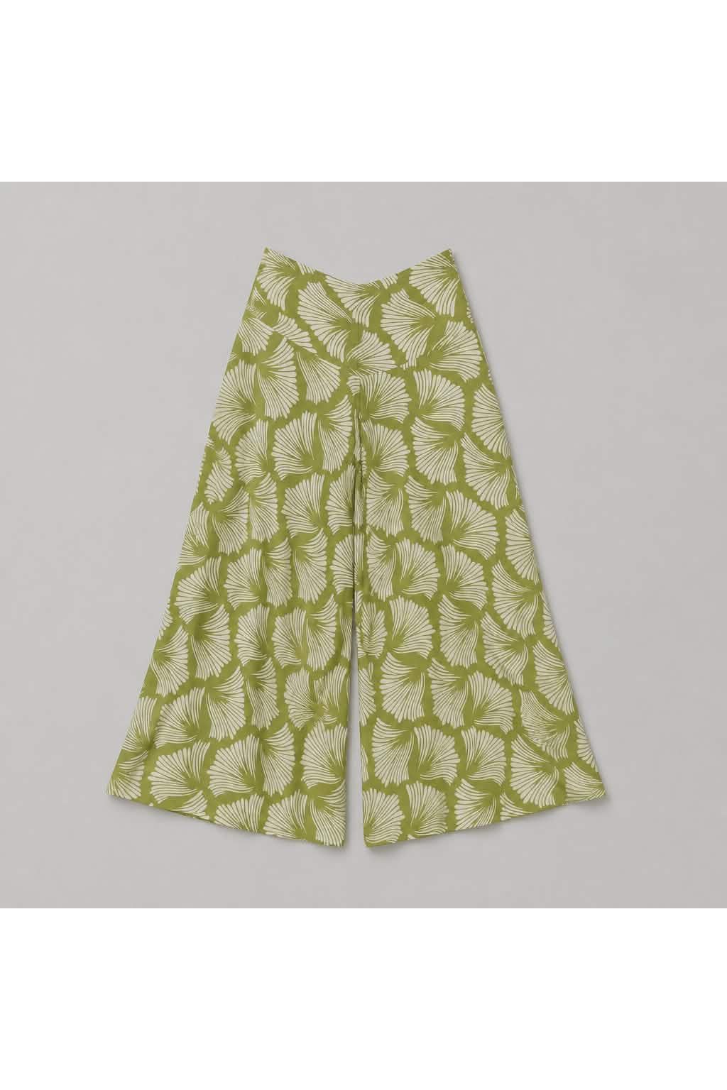 Wijde Broek Ginkgo Groen