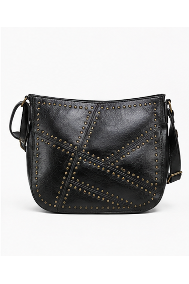 Studded Crossbody Bag Zwart