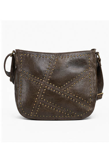 Studded Crossbody Bag Kaki