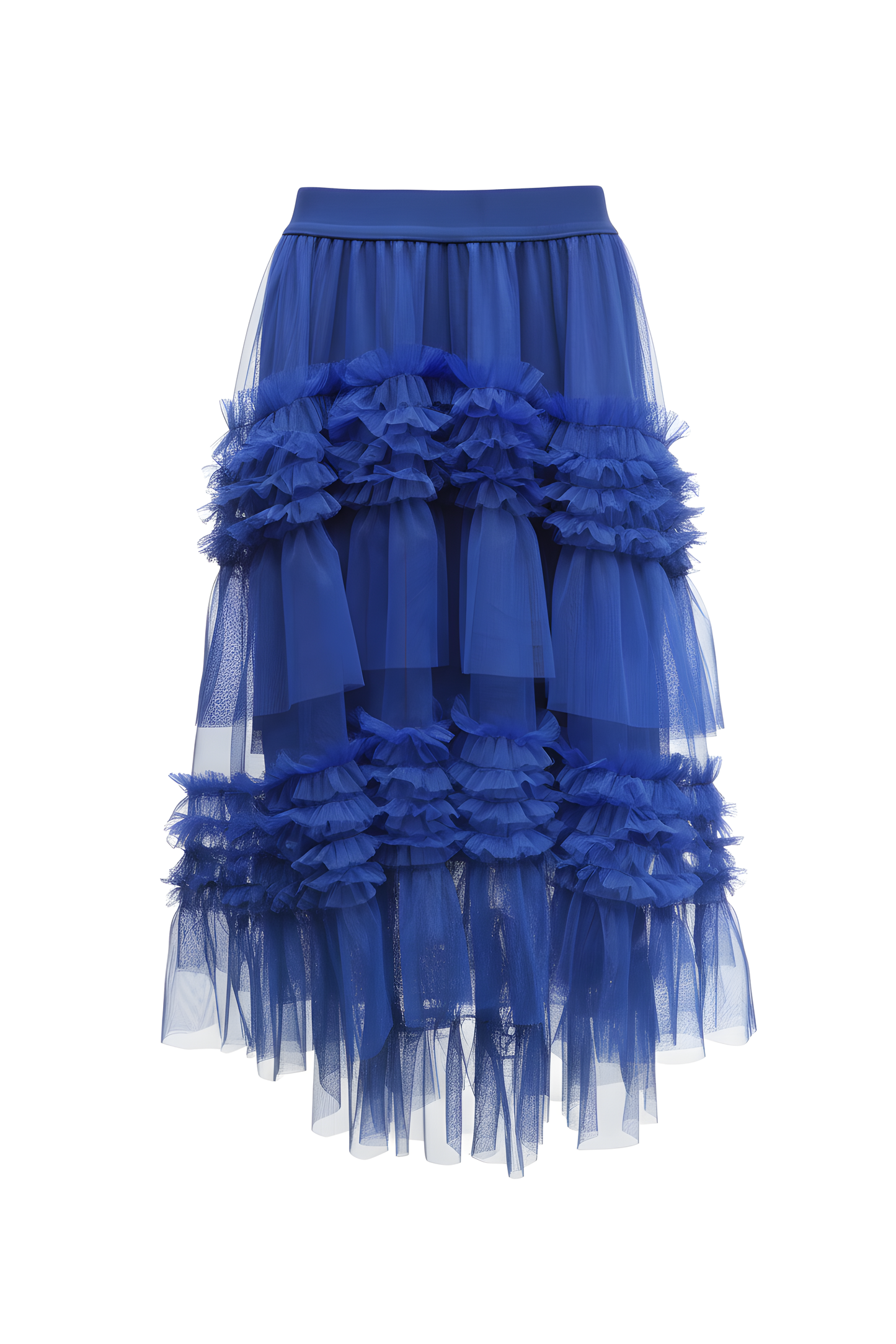 Tule Rokkenromance-Koningsblauw