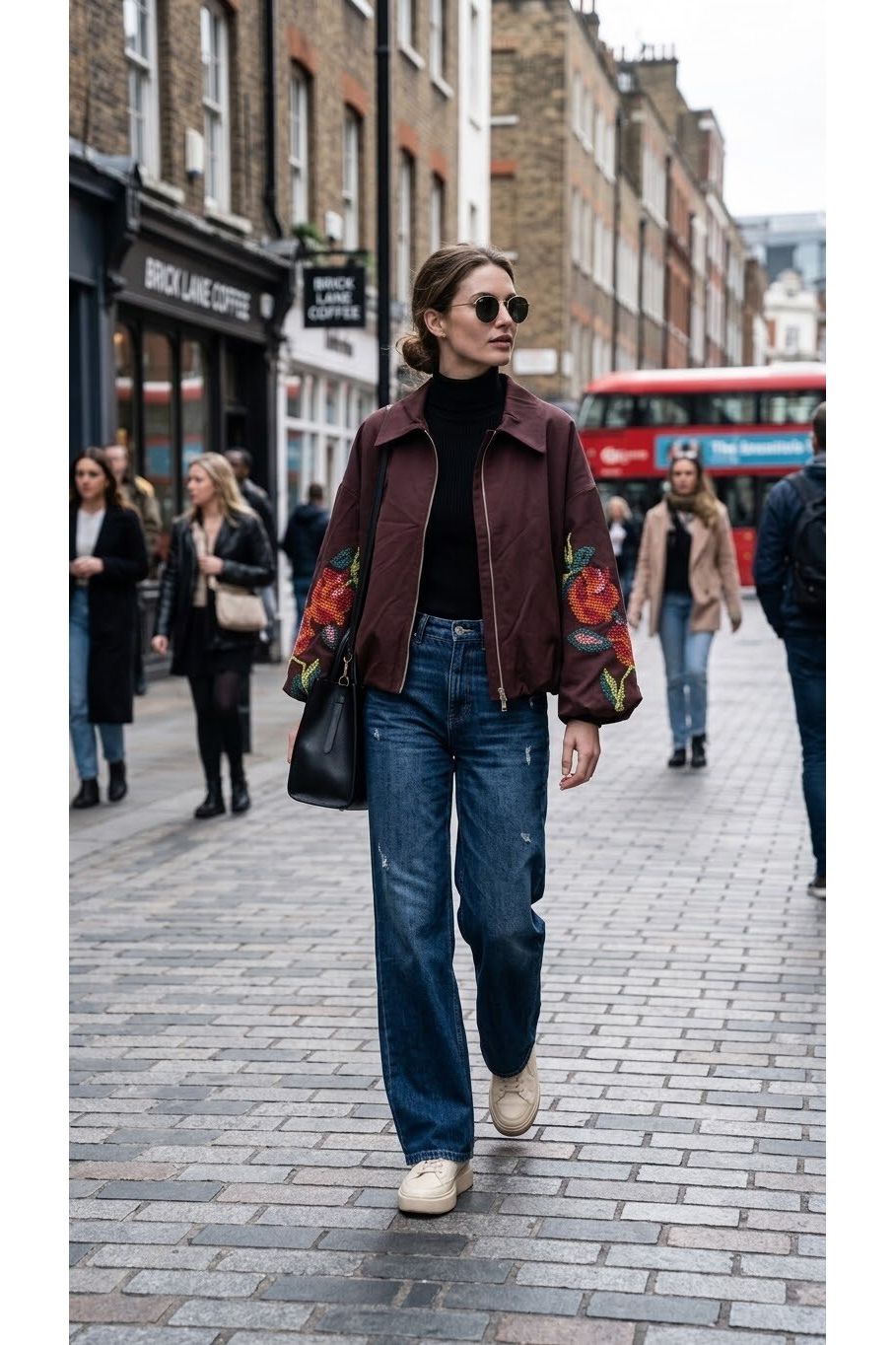 Bomber bordeaux