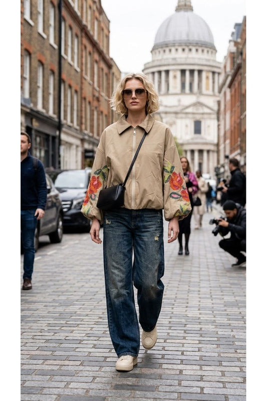 Bomber taupe