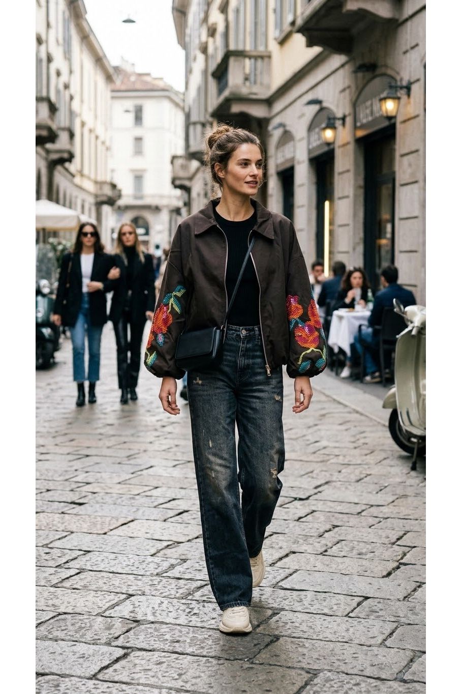 Bomber marron